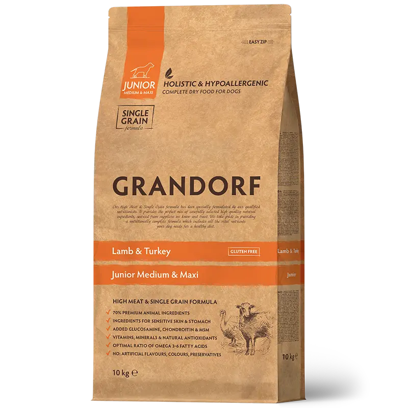 Grandorf Lamb & Turkey - Junior - 10 kg