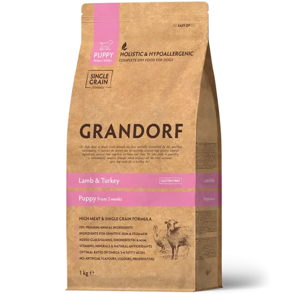 Grandorf Lamb & Turkey - Puppy - 1 Kg