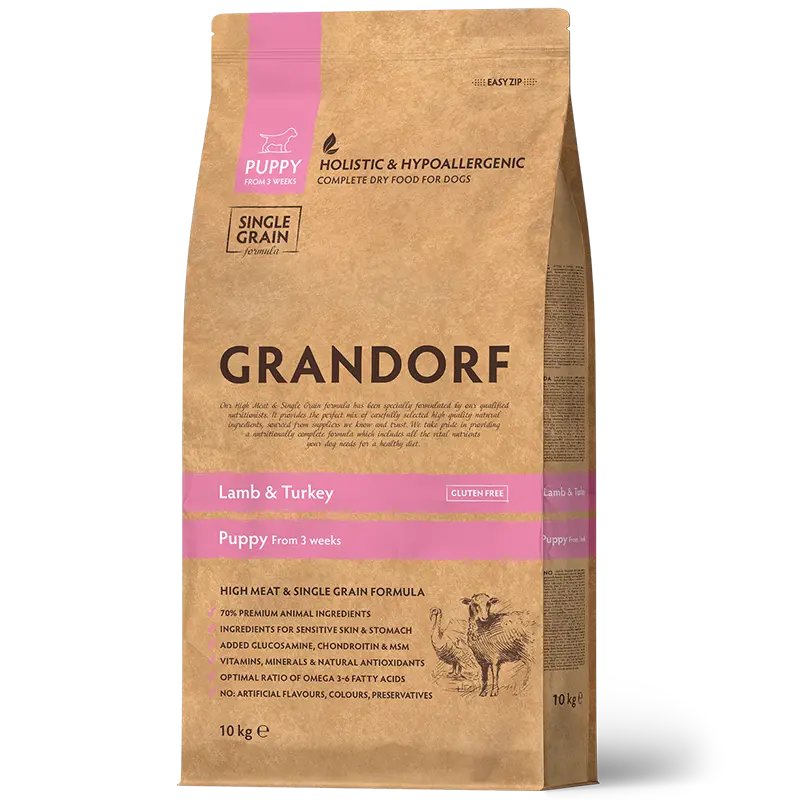 Grandorf Lamb & Turkey - Puppy - 10 kg