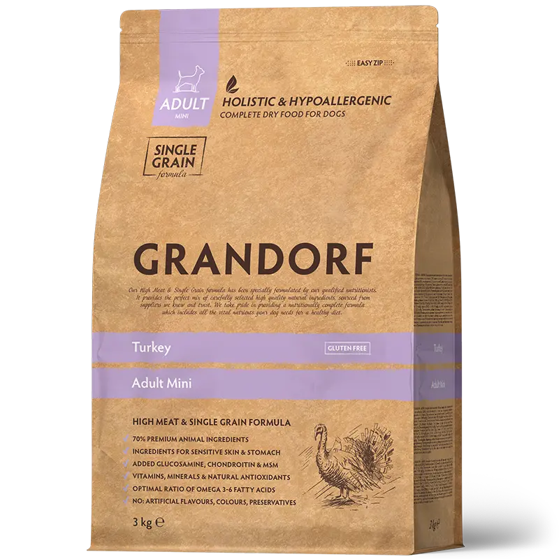 Grandorf Turkey - Adult Mini Breeds - 3 Kg