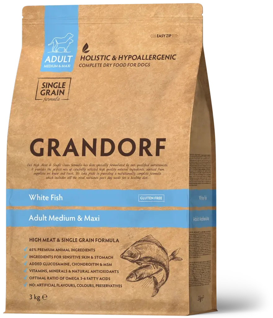 Grandorf White Fish-Adult Medium & Maxi Breeds 3kg