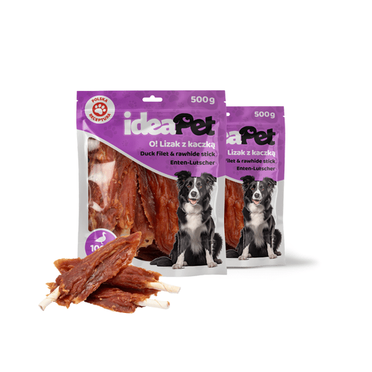 1+1 ideaPet - O! Lizak z kaczką 500g -zdjęcie numer 1