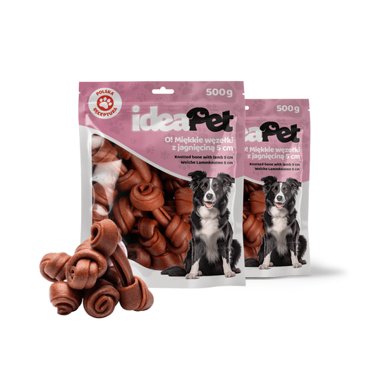 1+1 ideaPet O! Miękkie węzełki z jagnięciną 5cm -zdjęcie numer 1