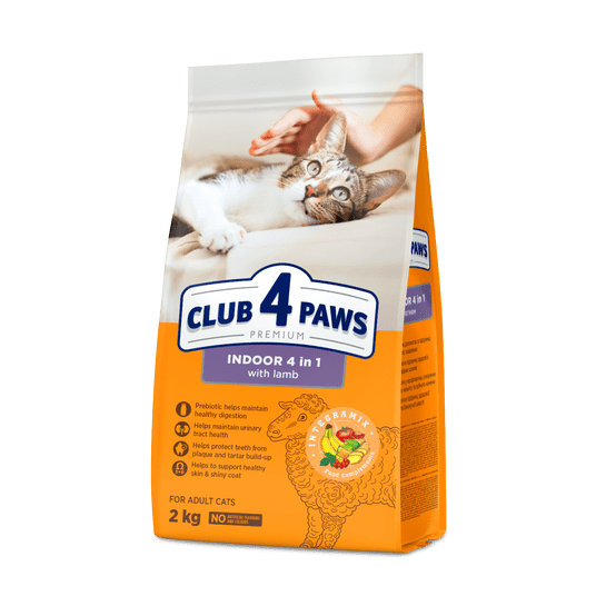 C4P Prem. KOT Sucha„Indoor 4 w 1” jagnięcina 2kg/4 -zdjęcie numer 1