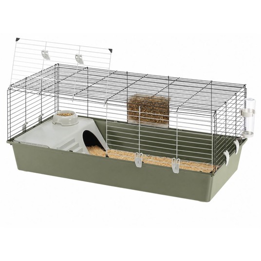 Ferplast Klatka RABBIT 120 118x58,5x51,5cm zielony -zdjęcie numer 7