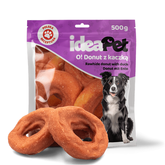ideaPet Donut z kaczką 500g/48 -zdjęcie numer 1