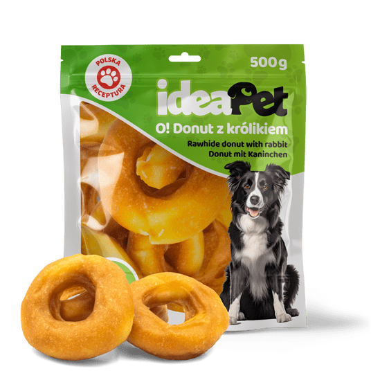 ideaPet Donut z królikiem 500g/48 -zdjęcie numer 1