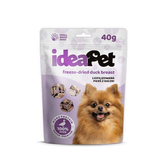 IdeaPet Liofilizowana pierś z kaczki 40g/12 -zdjęcie numer 1