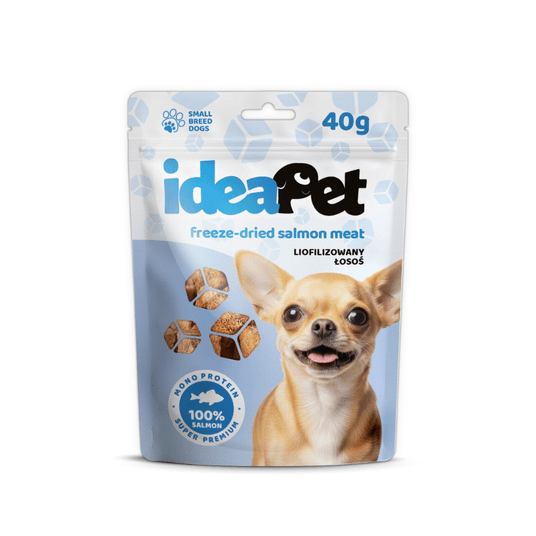 IdeaPet Liofilizowane mięso łososia 40g/12 -zdjęcie numer 1