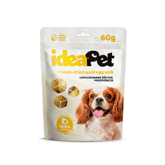 IdeaPet Liofilizowane żółtka przepiórcze 60g/12 -zdjęcie numer 1