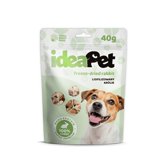 IdeaPet Liofilizowany królik 40g/12 -zdjęcie numer 1