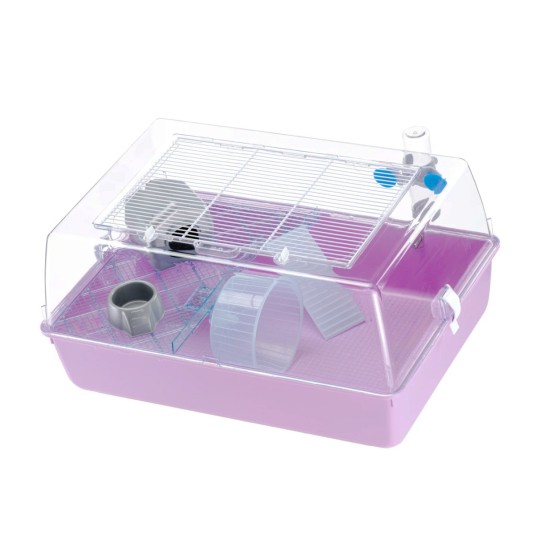 Klatka Ferplast Mini Duna Hamster, fioletowa -zdjęcie numer 6