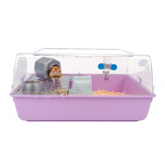 Klatka Ferplast Mini Duna Hamster, fioletowa -zdjęcie numer 9