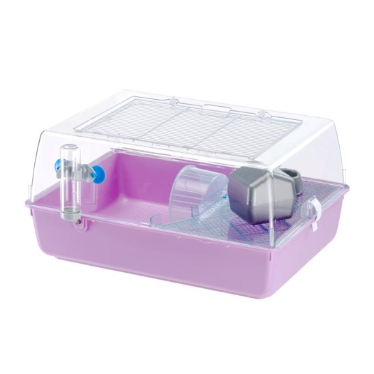 Klatka Ferplast Mini Duna Hamster, fioletowa -zdjęcie numer 7