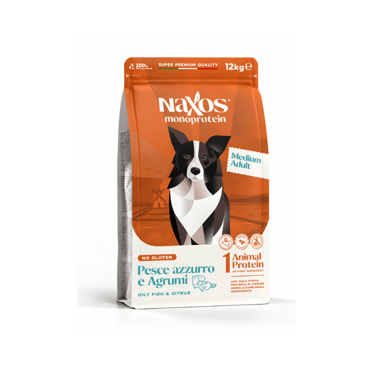 NAXOS ADULT MEDIUM DOG Ryba z cytrusami 12kg -zdjęcie numer 1