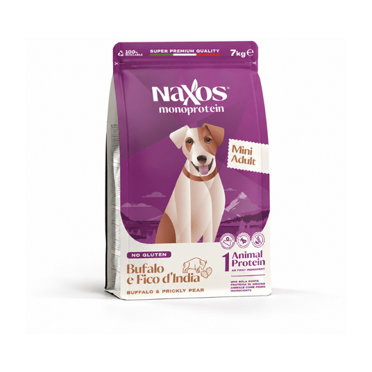 NAXOS ADULT MINI DOG Bawół z opuncją 7kg -zdjęcie numer 1