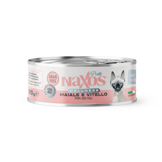 NAXOS CAT AD. STERIL.Pasta wieprz. i cielen.85g/12 -zdjęcie numer 1