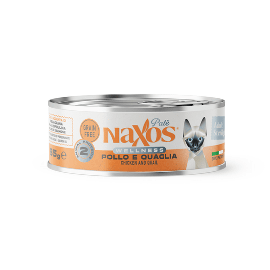 NAXOS CAT ADULT STERI.Pasta kurcz. przepiór.85g/12 -zdjęcie numer 1