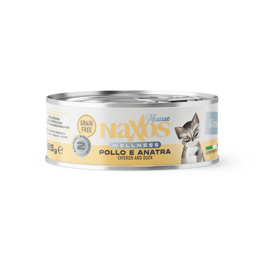 NAXOS CAT KITTEN Mus kurczak i kaczka 85g/12 -zdjęcie numer 1