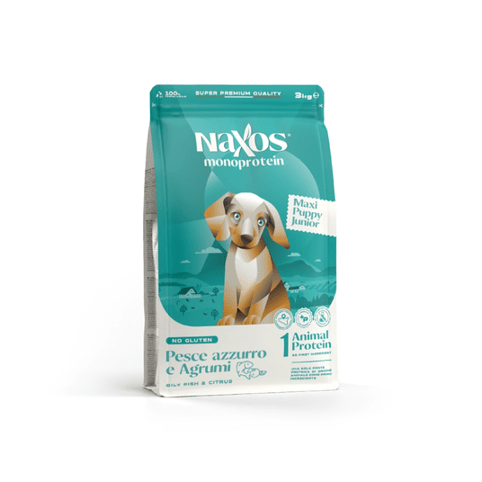 NAXOS PUPPY&JUNIOR MAXI Ryba z cytrusami 3kg -zdjęcie numer 1