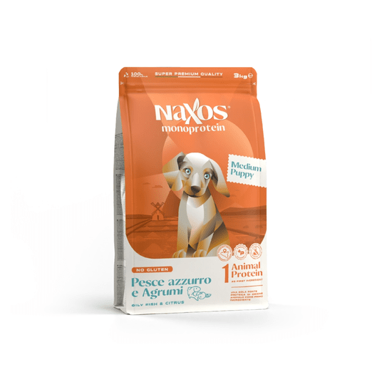 NAXOS PUPPY MEDIUM Ryba z cytrusami 3kg -zdjęcie numer 1