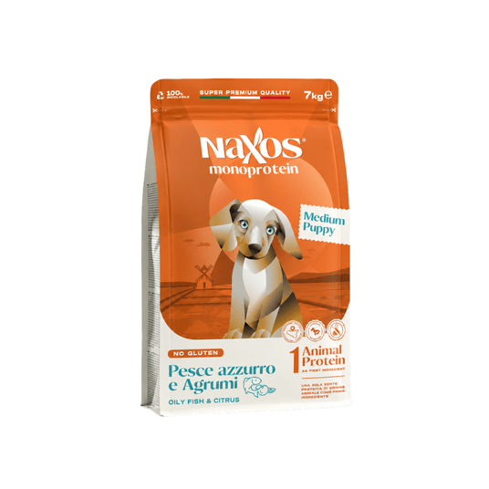 NAXOS PUPPY MEDIUM Ryba z cytrusami 7kg -zdjęcie numer 1