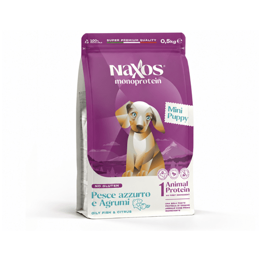 NAXOS PUPPY MINI Ryba z cytusami 0,5kg/10 -zdjęcie numer 1