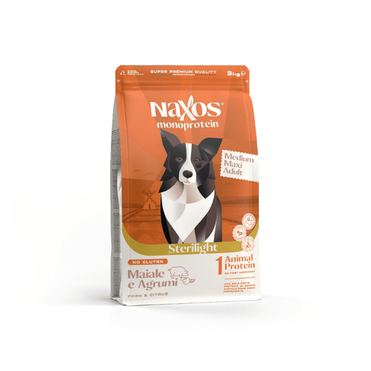 NAXOS STERIL.MEDIUM/MAXI DOG Wieprzo. z cytru. 3kg -zdjęcie numer 1