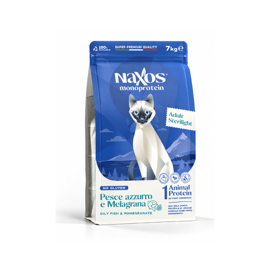 NAXOS STERILIGHT CAT Ryba z granatem 7kg -zdjęcie numer 1