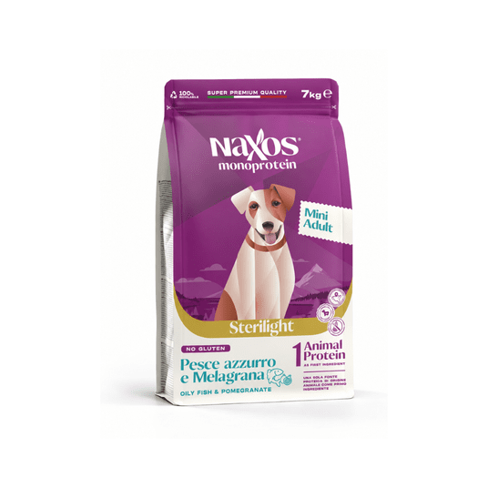 NAXOS STERILIGHT MINI DOG Ryba z granatem 7kg -zdjęcie numer 1