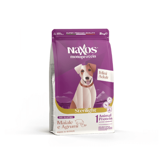 NAXOS STERILIGHT MINI DOG Wieprzowina z cytrus.2kg -zdjęcie numer 1
