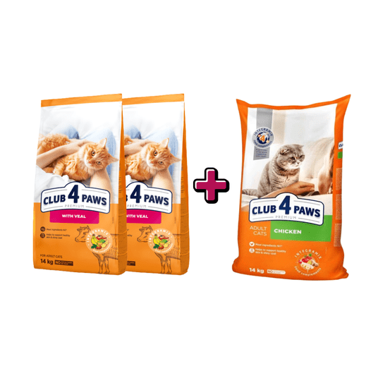 PAKIET 2+1 Kot Sucha Cielęcina 14 kg (x2) + Kurczak 14kg -zdjęcie numer 1