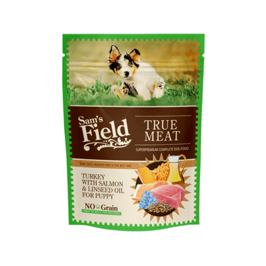 Sam's Field PUPPY Turkey with Salmon & Oil 260g -zdjęcie numer 1