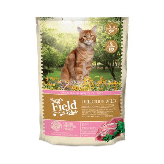 Sams Field Cat Delicious Wild, karma superpremium 400 g/10 szt -zdjęcie numer 1