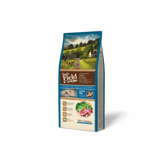 Sams Field Gluten Free Adult Large Beef & Veal, karma superpremium 13 kg -zdjęcie numer 8
