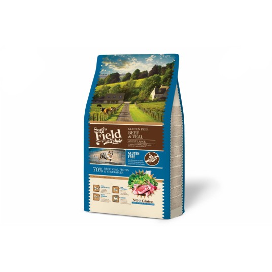Sams Field Gluten Free Adult Large Beef & Veal, karma superpremium 2,5 kg/5 -zdjęcie numer 8