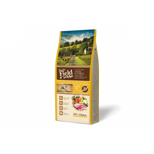 Sams Field Gluten Free Adult Large Goose & Turkey, karma superpremium 13 kg -zdjęcie numer 8