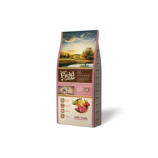 Sams Field hipoalergiczna Light & Senior Lamb & Rice, karma superpremium 13 kg -zdjęcie numer 8