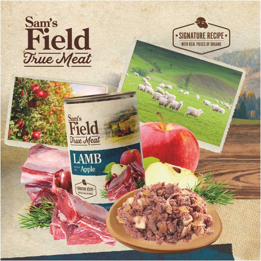 SAMS FIELD-Lamb+Apple 800g -zdjęcie numer 4
