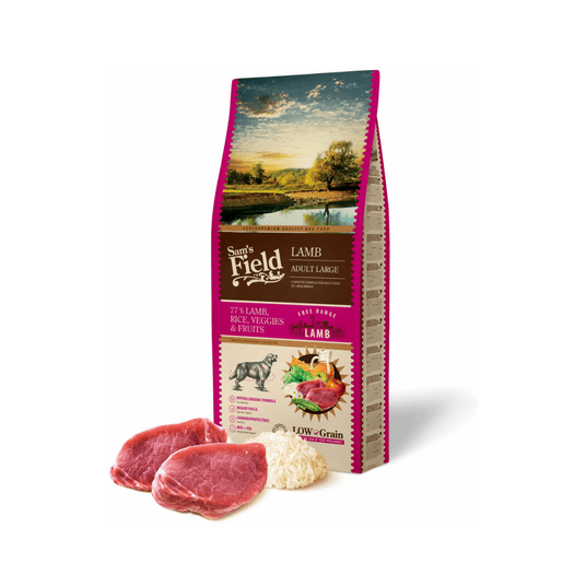 Sams Field Low Grain Adult Large Lamb - Free Range, karma superpremium 13 kg/1 -zdjęcie numer 1
