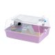 Klatka Ferplast Mini Duna Hamster, fioletowa -zdjęcie numer 5