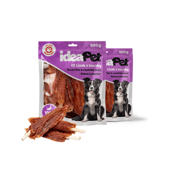 1+1 ideaPet - O! Lizak z kaczką 500g