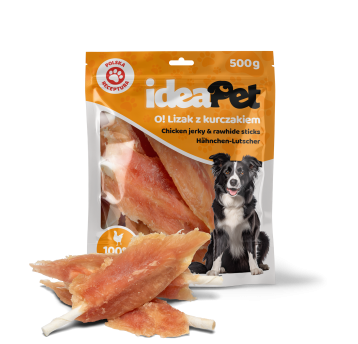 1+1 ideaPet -O! Lizak z kurczakiem 500g