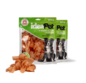 1+1 ideaPet O! Miekkie supełki z królikiem 500g