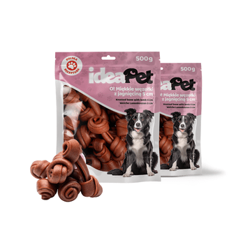 1+1 ideaPet O! Miękkie węzełki z jagnięciną 5cm