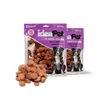 1+1 ideaPet -O! Sushi z kaczką 500g