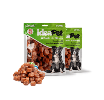 1+1 ideaPet O! Sushi z królikiem 500g
