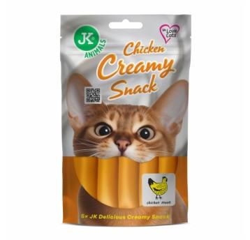 1+1 JK kremowy przysmak dla kota kurczak 5x15g
