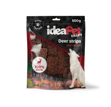 2+1 ideaPet Craft - Deer Strips 500g