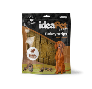 2+1 ideaPet Craft - Turkey Strips 500g